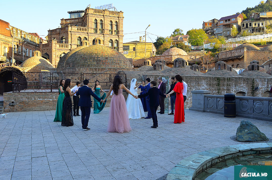 как празднуют свадьбы в Грузии, Тбилиси 2016